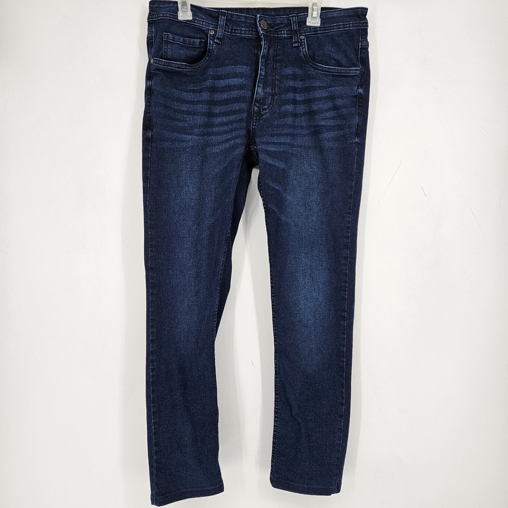 The Perfect Jean NYC‎ Jeans Mens 33x32 Blue Slim Fit Pants Stretch TPJ Casual